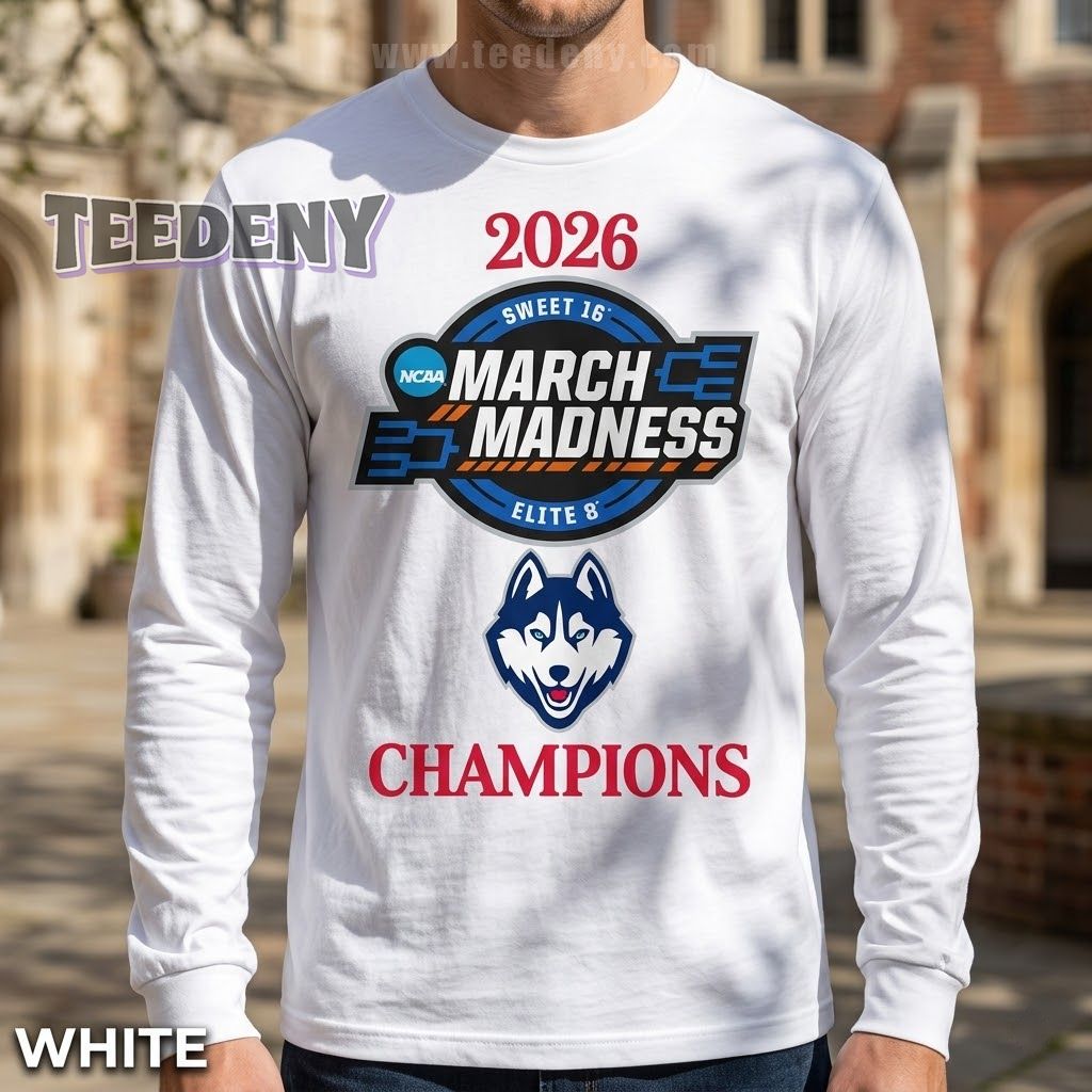 UConn Huskies Elite Eight 2026 Women’s March Madness Long Sleeve UConn Huskies Elite Eight 2026 Women’s March Madness Long Sleeve