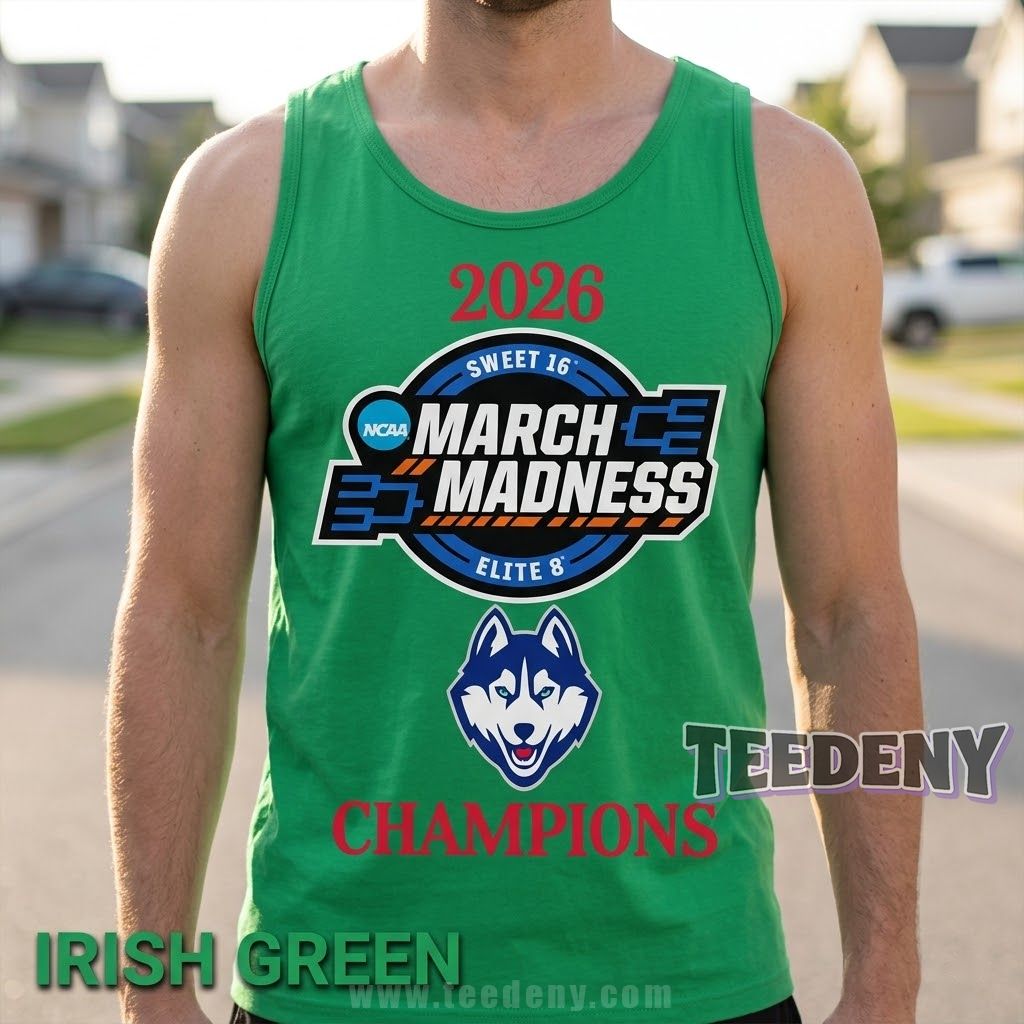 UConn Huskies Elite Eight 2026 Women’s March Madness Tanktop UConn Huskies Elite Eight 2026 Women’s March Madness Tanktop