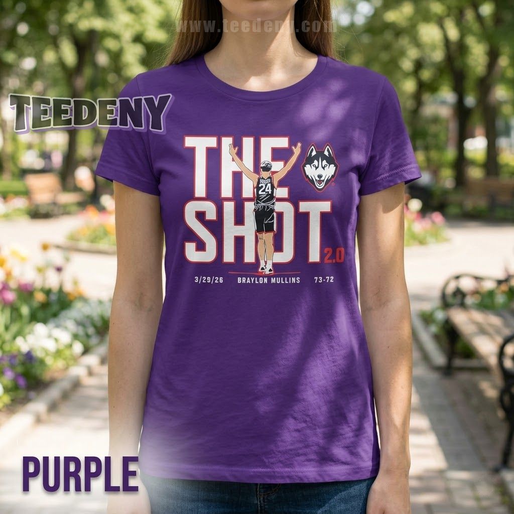 UConn Mullins Shot Diagram 2026 Final Four March Madness Shirt