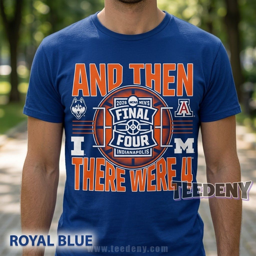 UConn vs Illinois Arizona vs Michigan Final Four 2026 Men’s March Madness Shirt