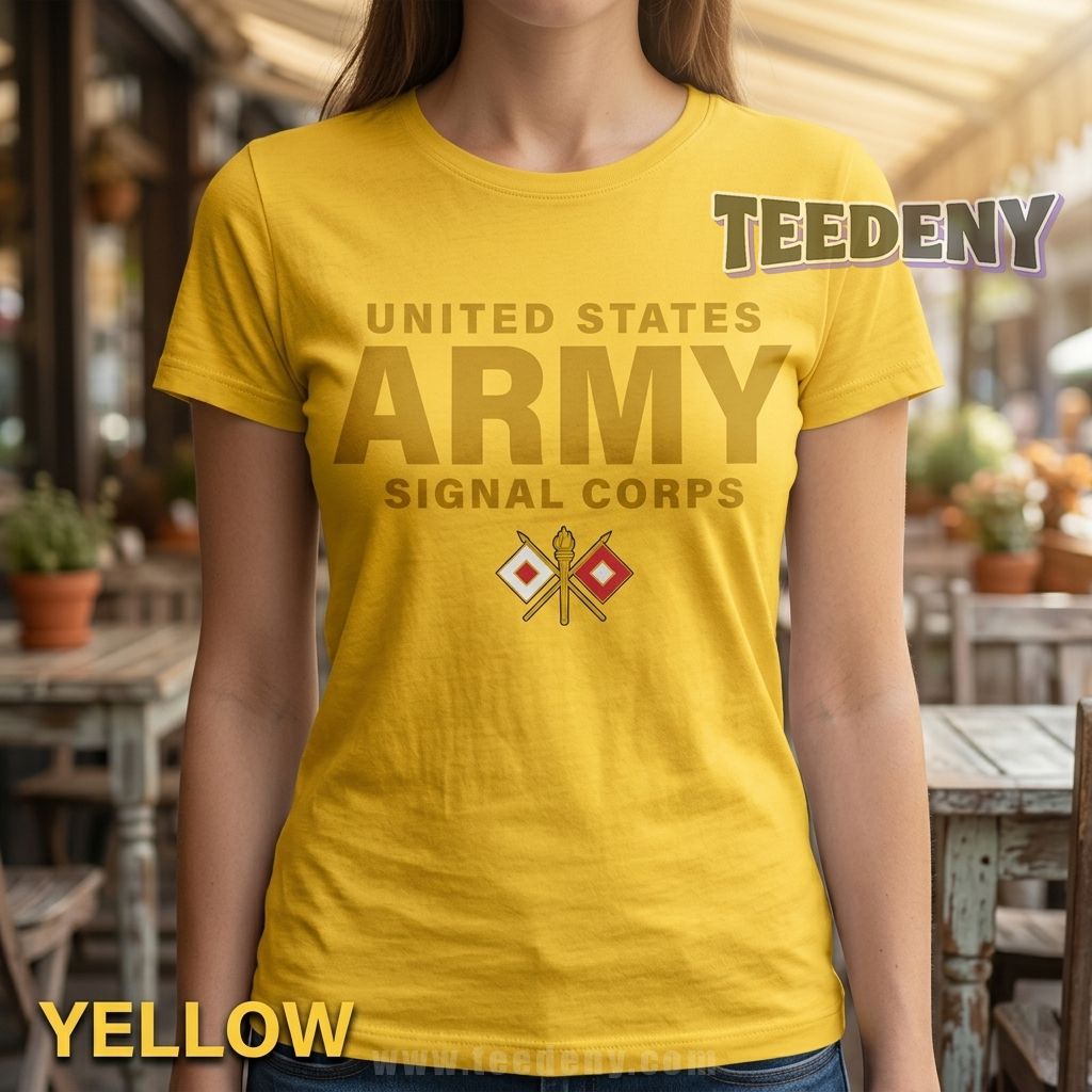 United States Army Signal Corps Veteran Shirt 82nd Airborne