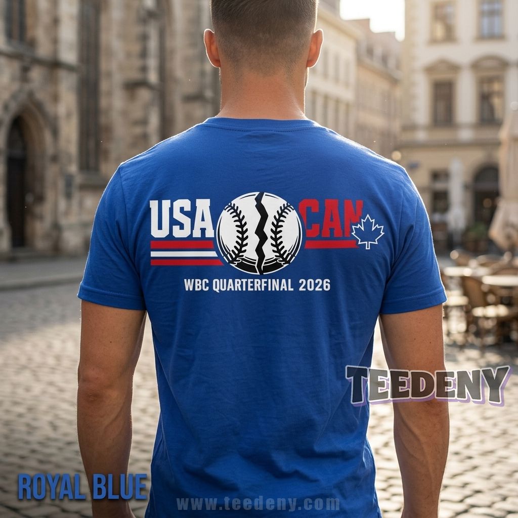USA Vs Canada WBC Quarterfinal 2026 Baseball Rivalry Shirt