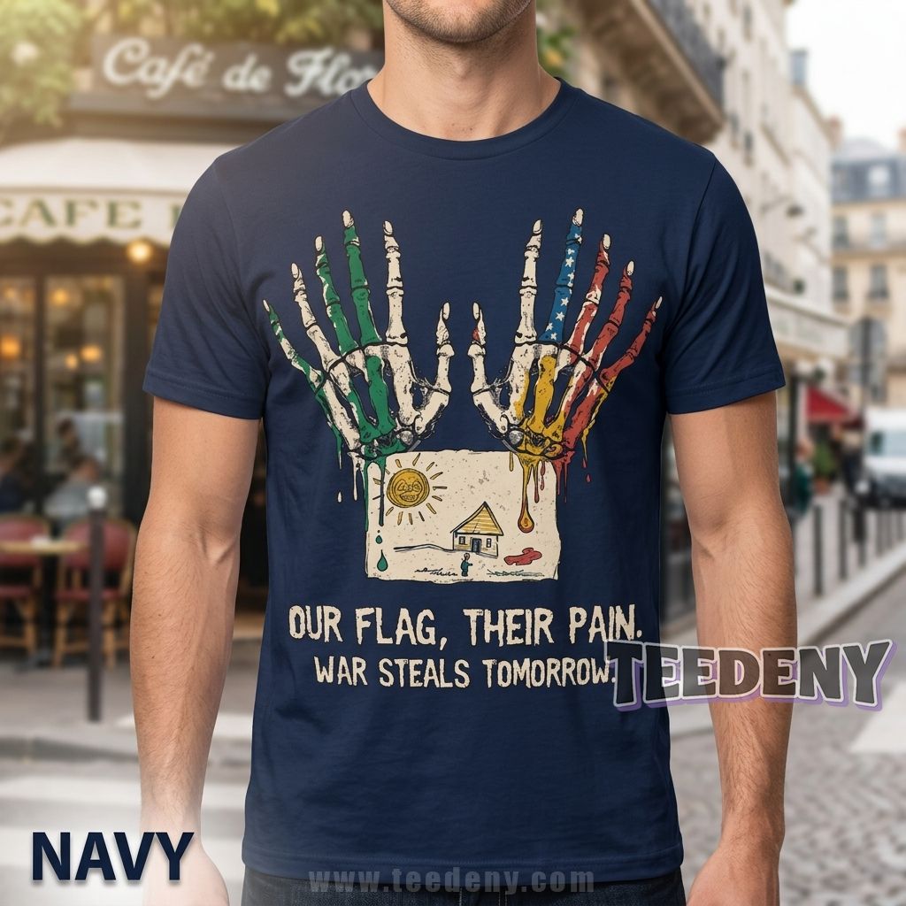 War Steals Tomorrow Graphic Anti War Message Gift Shirt