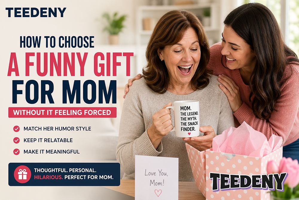 How to Choose a Funny Gift for Mom Without It Feeling Forced