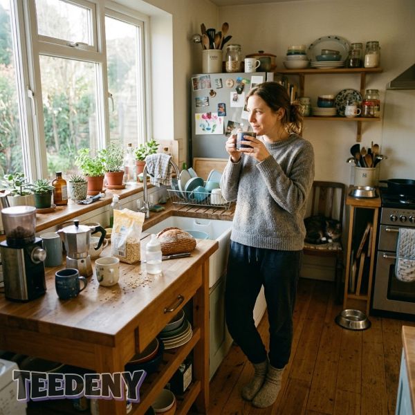 Mom Morning Routine Coffee Real Life