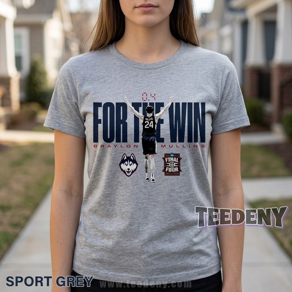 Braylon Mullins UConn Huskies 2026 NCAA Final Four Shirt
