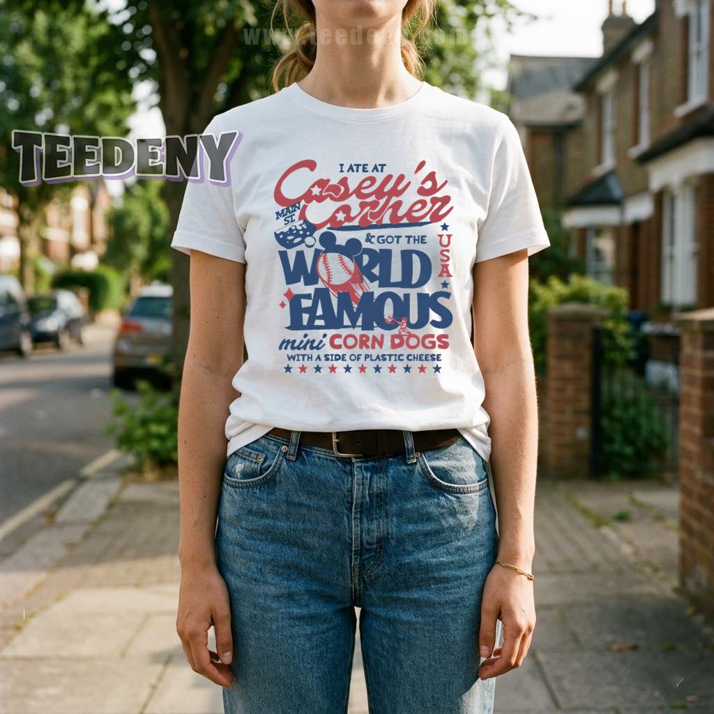 Casey’s Corner World Famous Mini Corn Dogs Disney Main Street Shirt