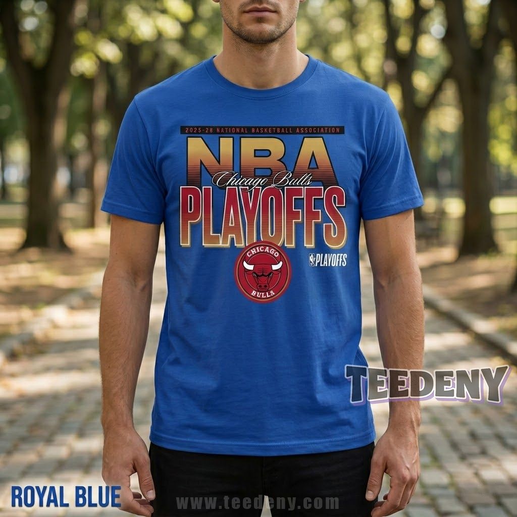 Chicago Bulls 2026 NBA Playoffs Cotton Shirt