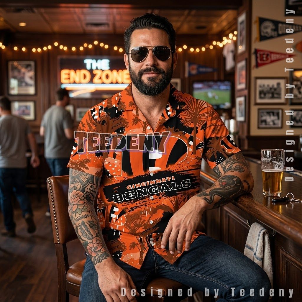 Cincinnati Bengals Homecoming Touchdown Beach Shirt Front