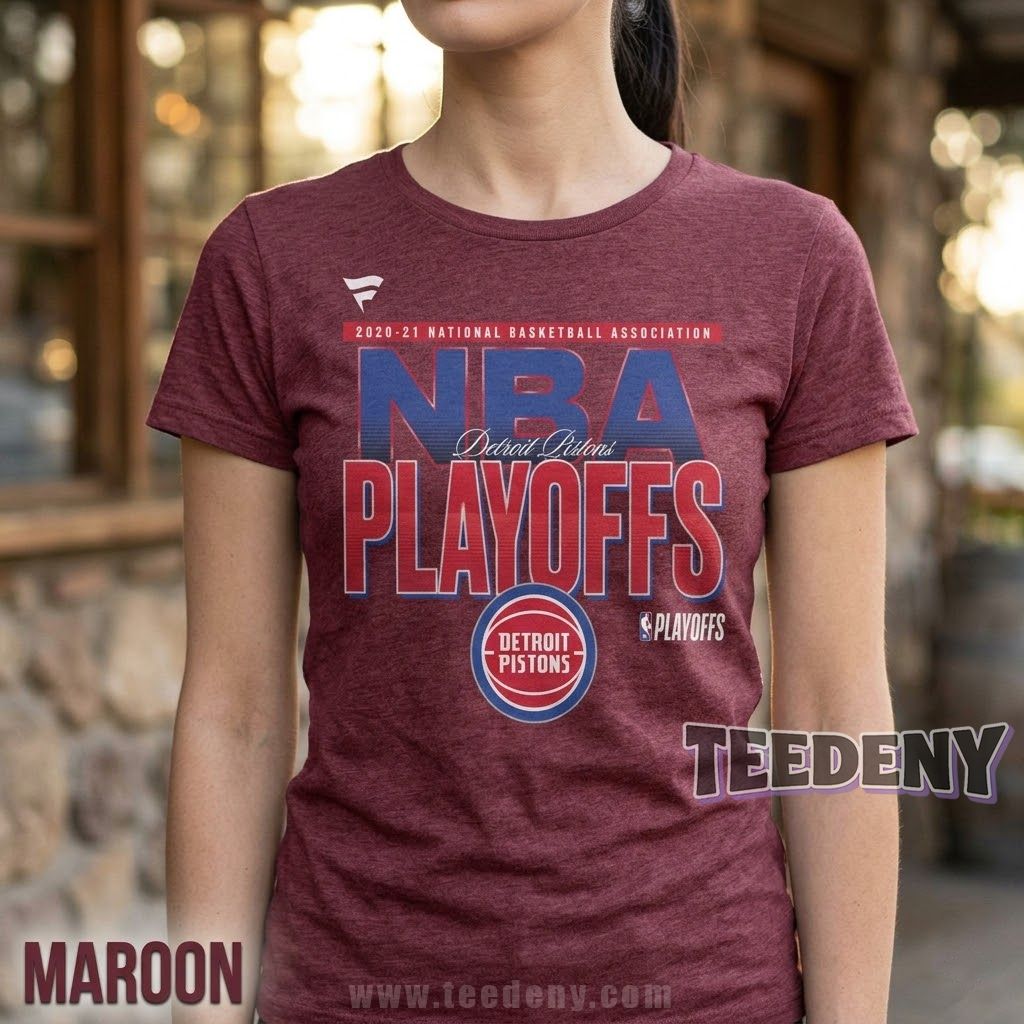 Detroit Pistons 2026 Playoffs NBA Graphic Shirt