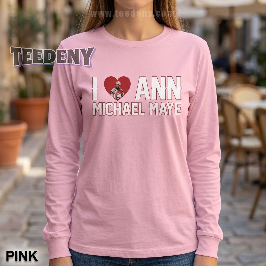 I Heart Ann Michael Maye Long Sleeve New England Patriots Gifts I Heart Ann Michael Maye Long Sleeve New England Patriots Gifts