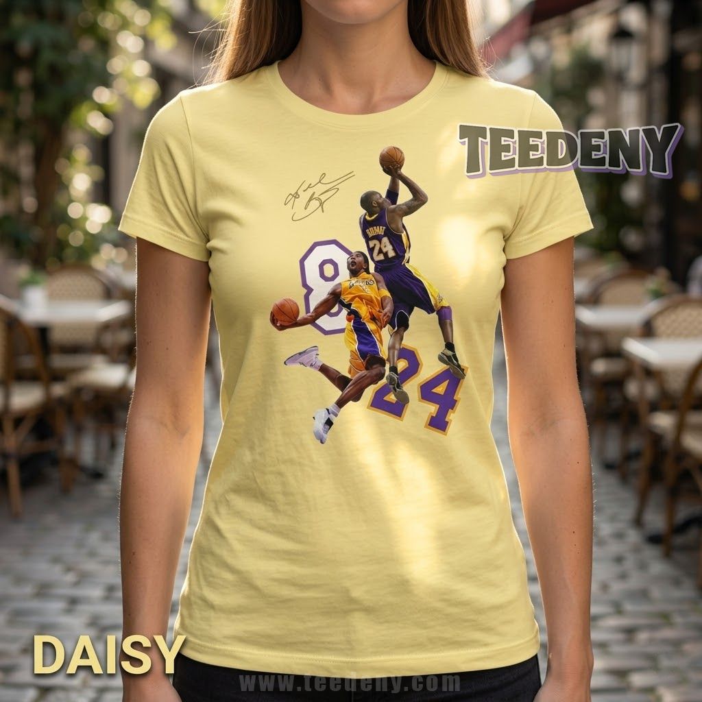 Kobe 24 Vintage Signature Shirt Lakers Fan Gift
