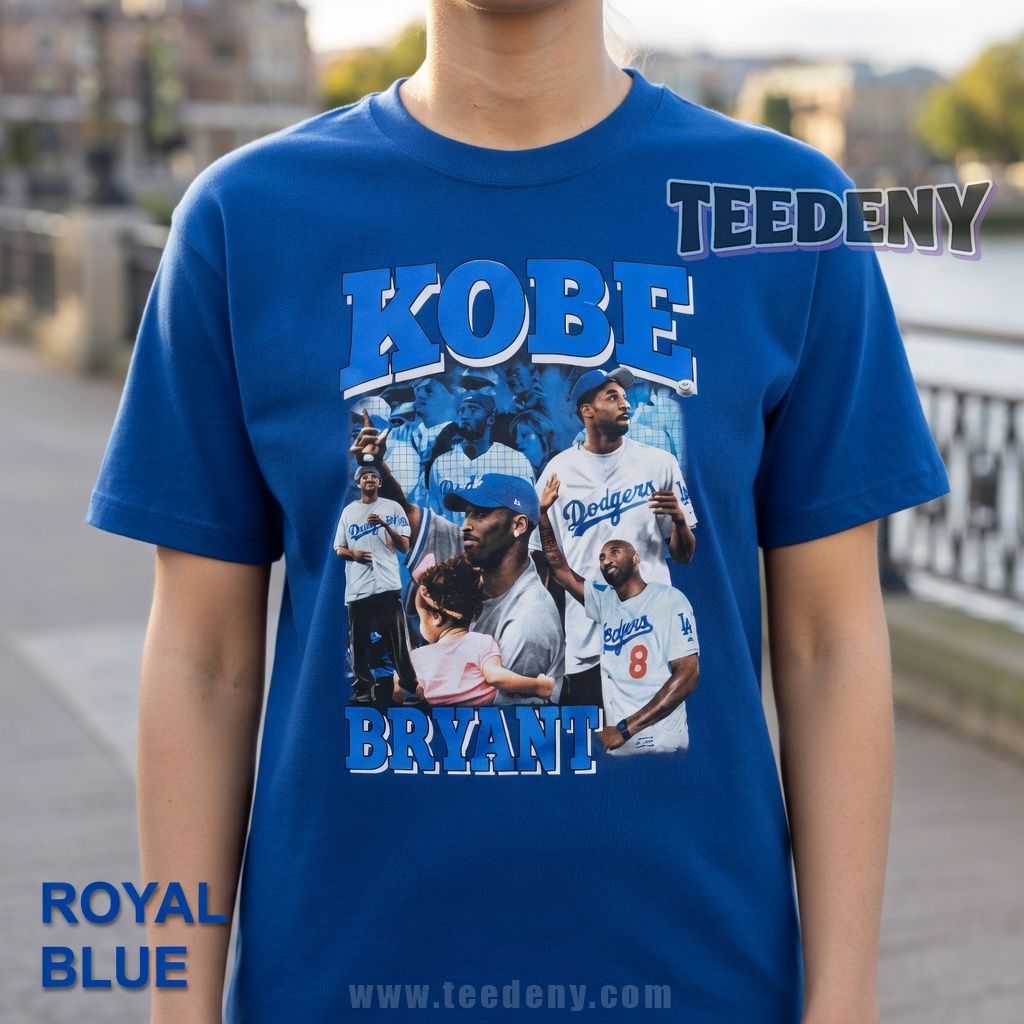 Kobe Bryant Los Angeles Dodgers Vintage Style Shirt