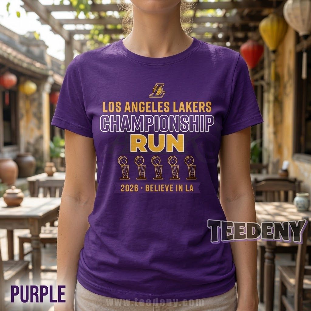 Lakers 2026 Championship Run Legacy Fan Tee
