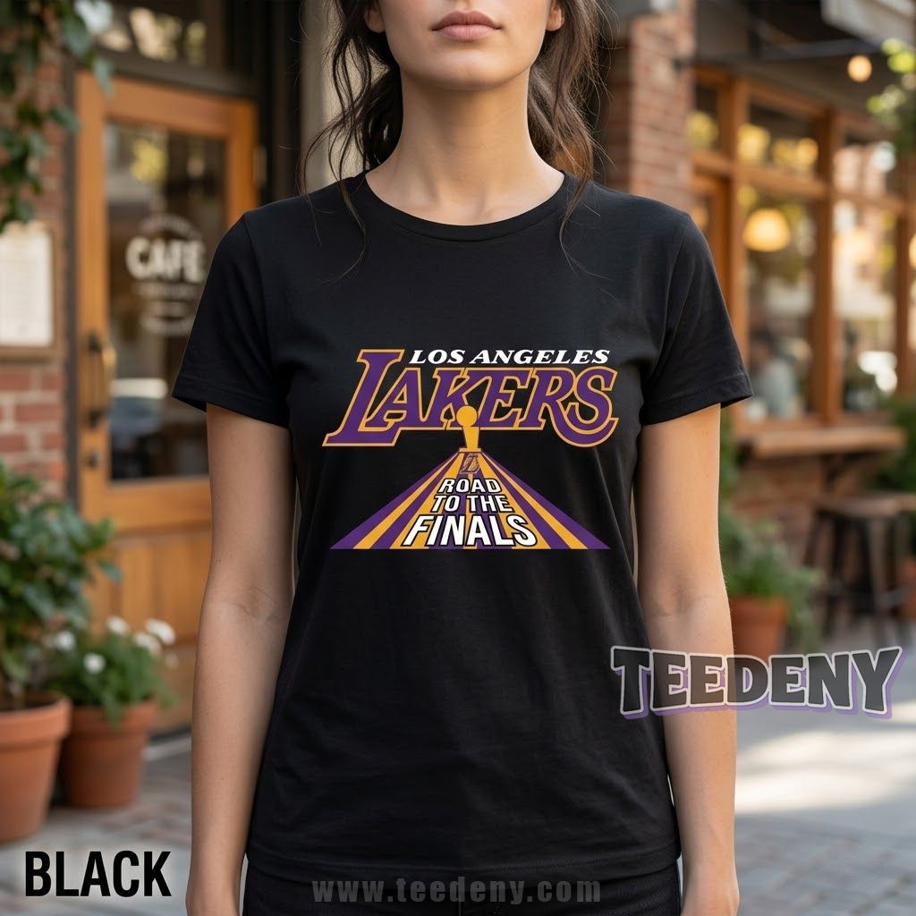 Lakers 2026 Road To The Finals Basketball Fan Tee
