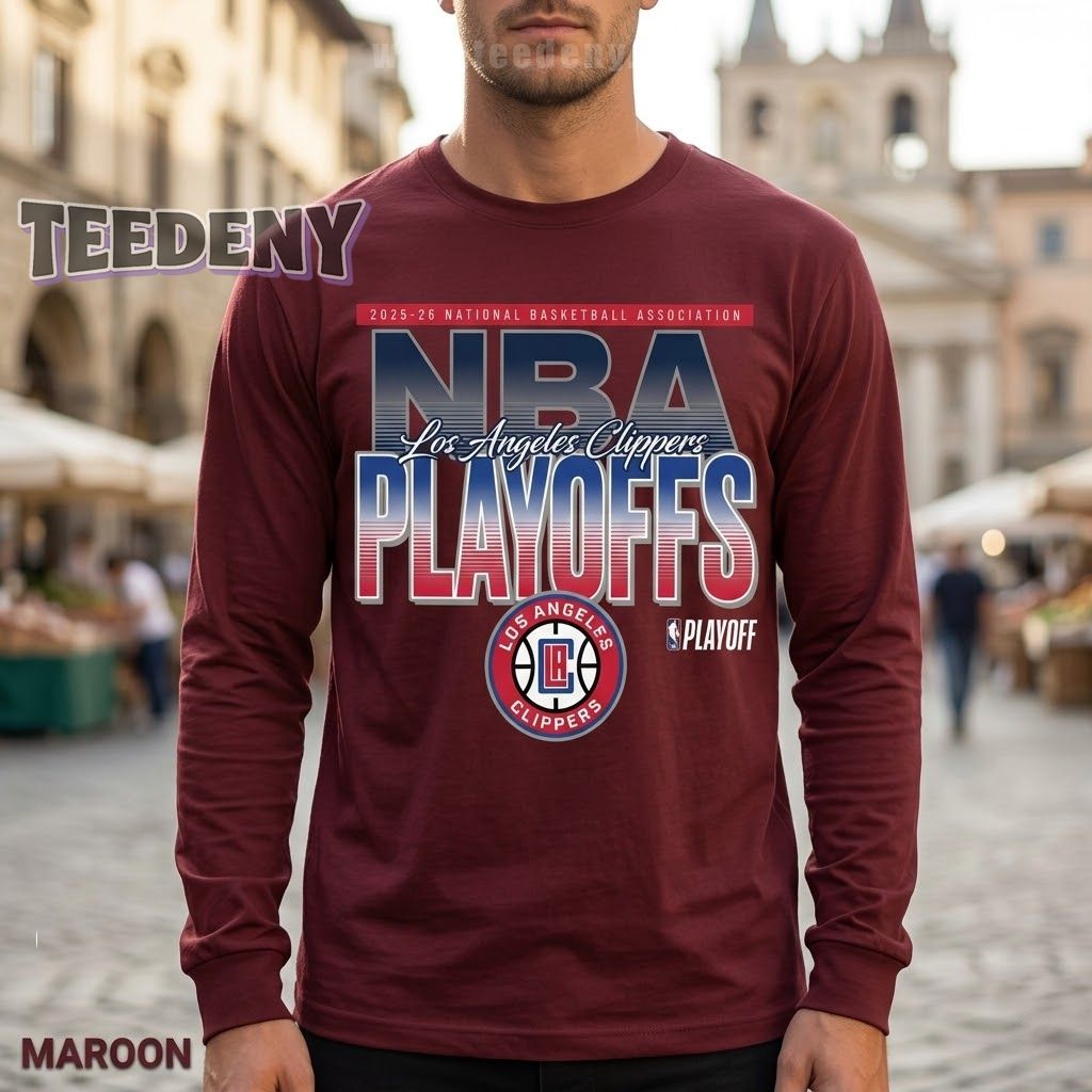 Los Angeles Clippers 2026 NBA Playoffs Long Sleeve Los Angeles Clippers 2026 NBA Playoffs Long Sleeve