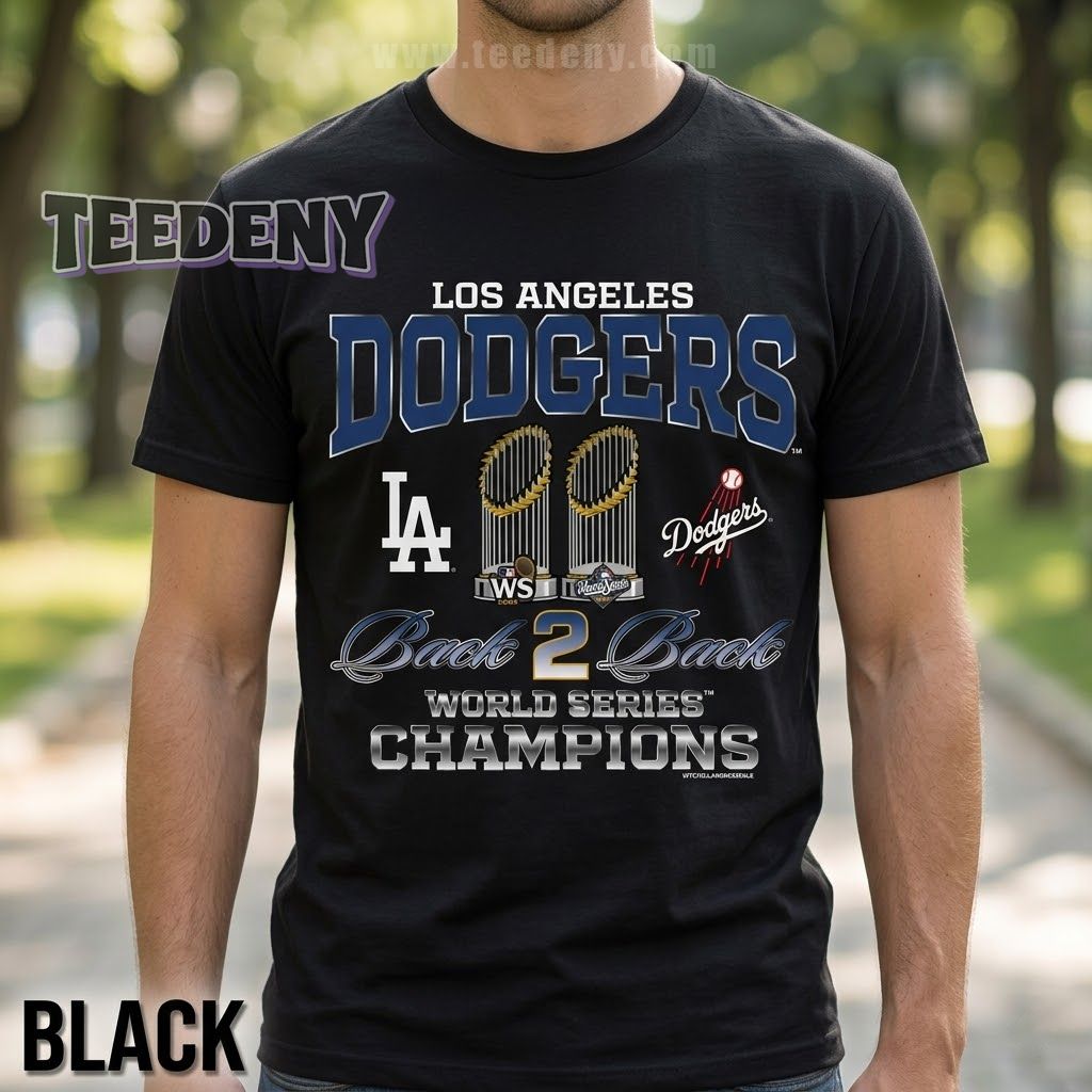 Los Angeles Dodgers Back To Back World Champions Shirt