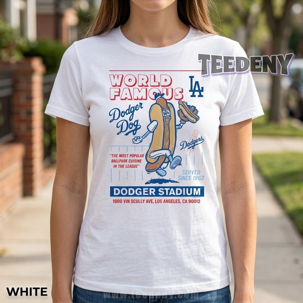 Los Angeles Dodgers Dodger Dog Funny Mascot Shirt