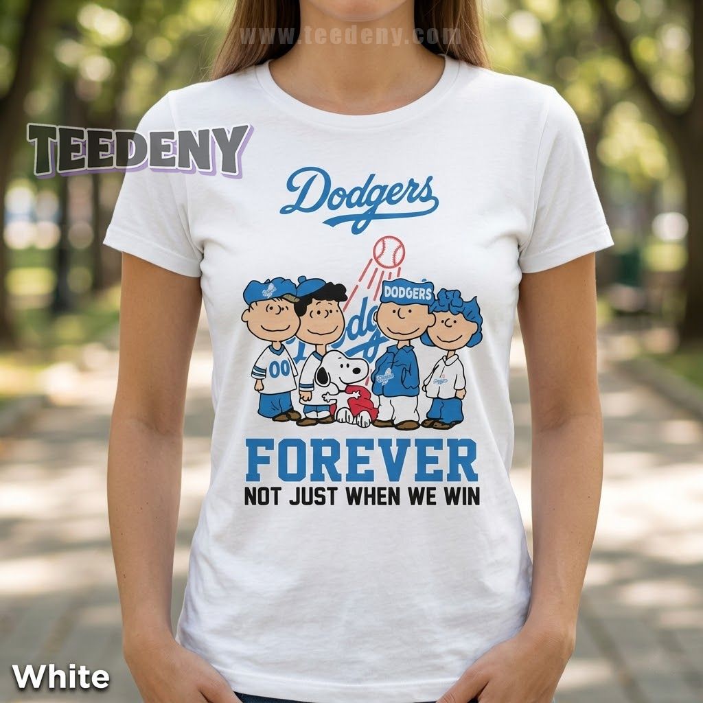 Los Angeles Dodgers Snoopy And Friends Fan Shirt