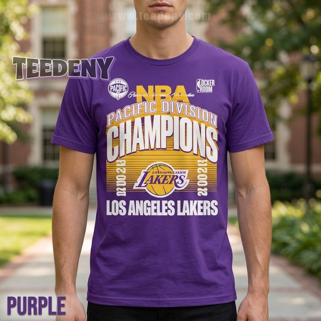 Los Angeles Lakers 2026 NBA Pacific Division Champions Locker Room Shirt