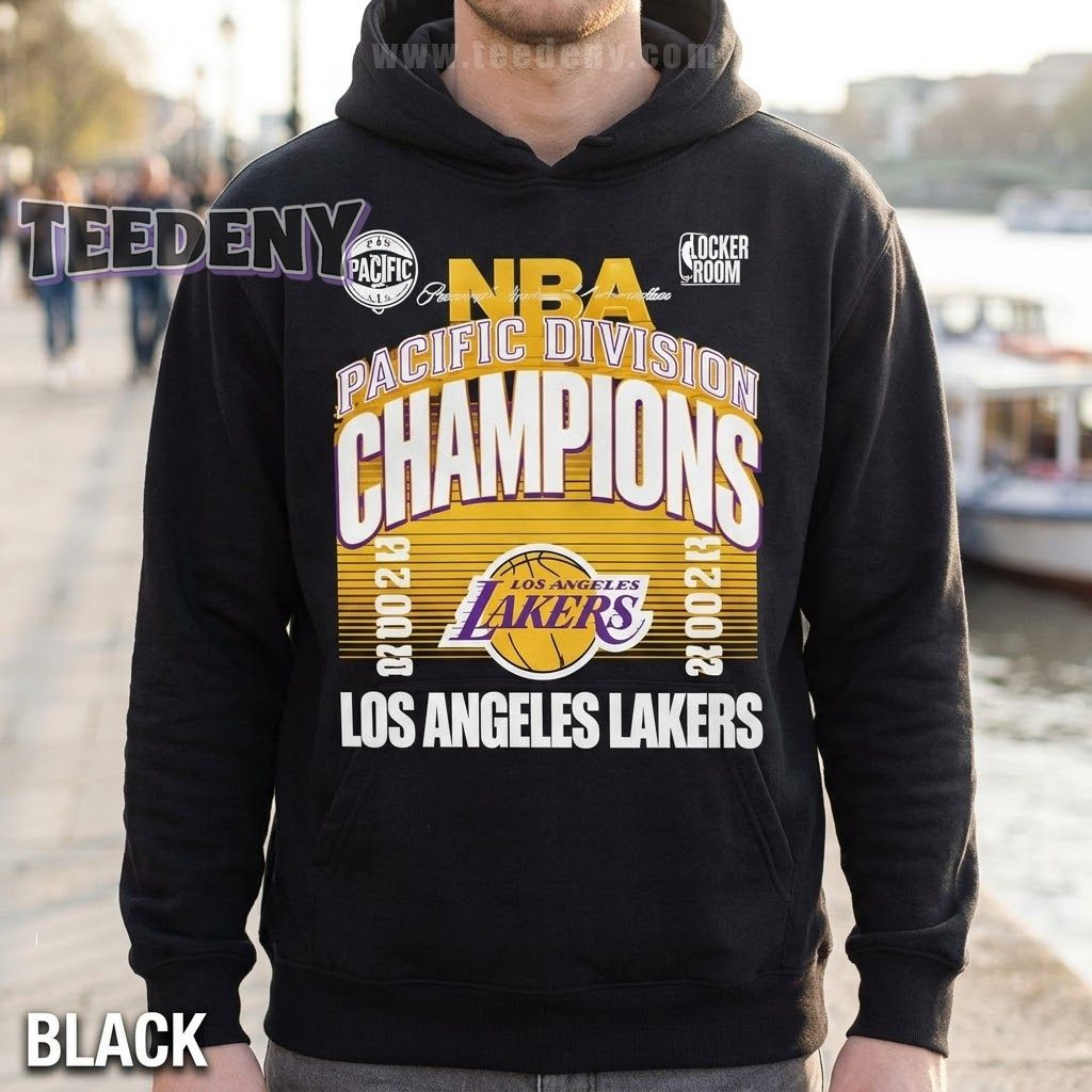 Los Angeles Lakers 2026 NBA Pacific Division Champions Locker Room Hoodie Los Angeles Lakers 2026 NBA Pacific Division Champions Locker Room Hoodie