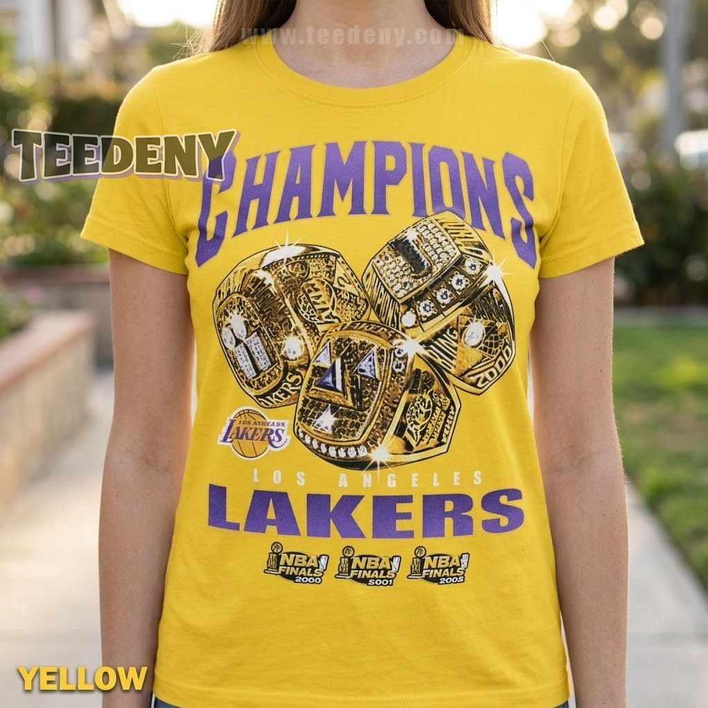 Los Angeles Lakers Champions Ring Shirt