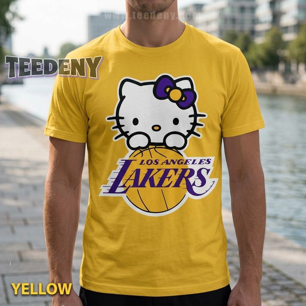 Los Angeles Lakers Hello Kitty Shirt