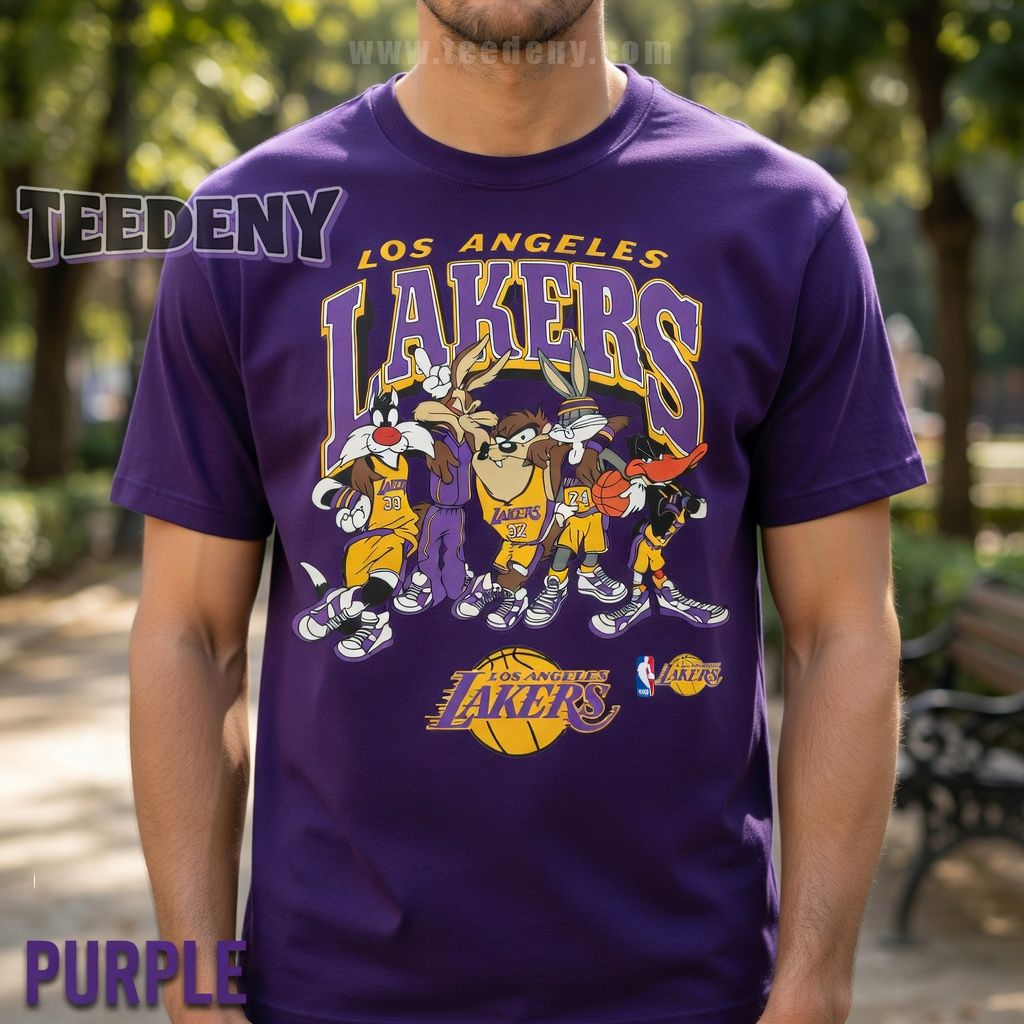 Los Angeles Lakers Looney Tunes Characters Shirt