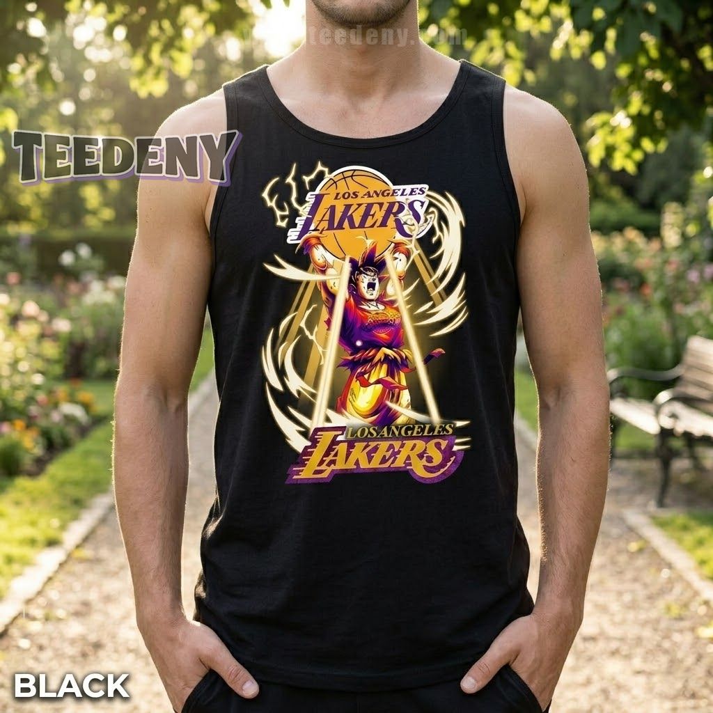 Los Angeles Lakers Naruto Power Tanktop Los Angeles Lakers Naruto Power Tanktop