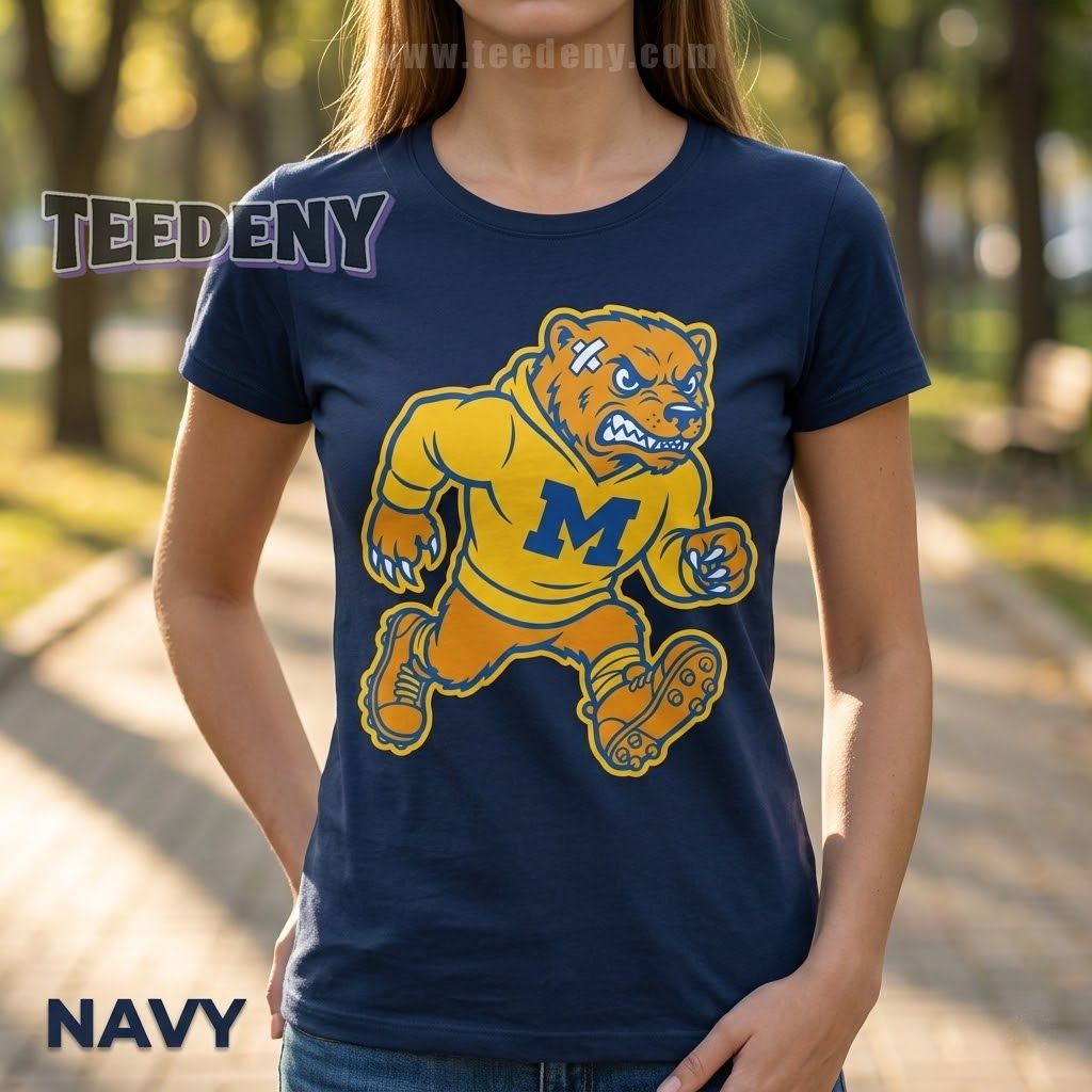 Michigan Wolverines Mascot Classic Logo Tee