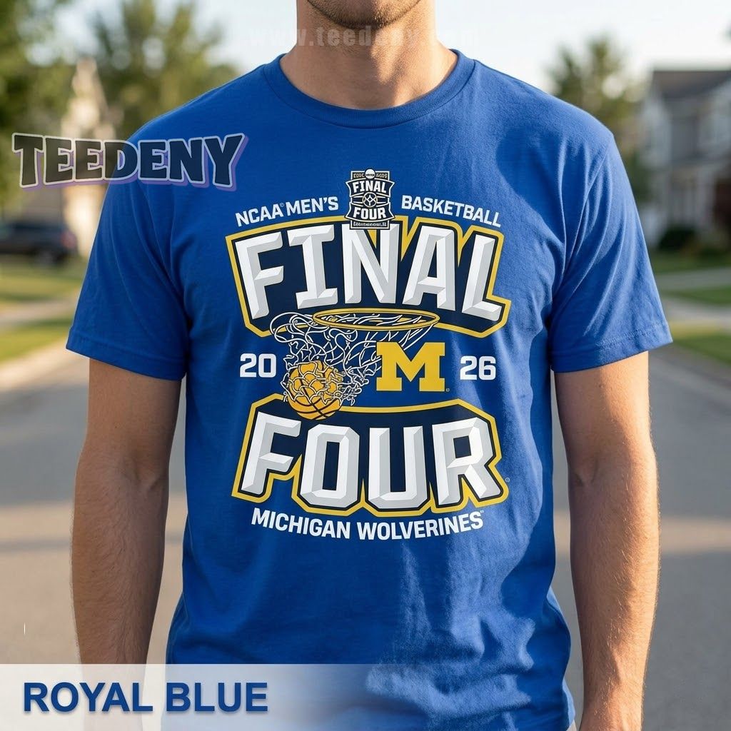 Michigan Wolverines Women’s Basketball NCAA Final Four 2026 Run T-Shirt