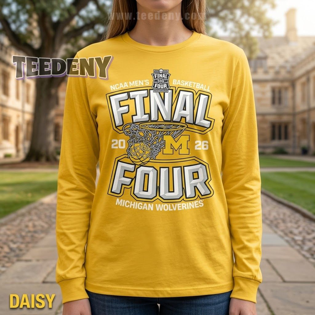 Michigan Wolverines Women’s Basketball NCAA Final Four 2026 Run Long Sleeve Michigan Wolverines Women’s Basketball NCAA Final Four 2026 Run Long Sleeve