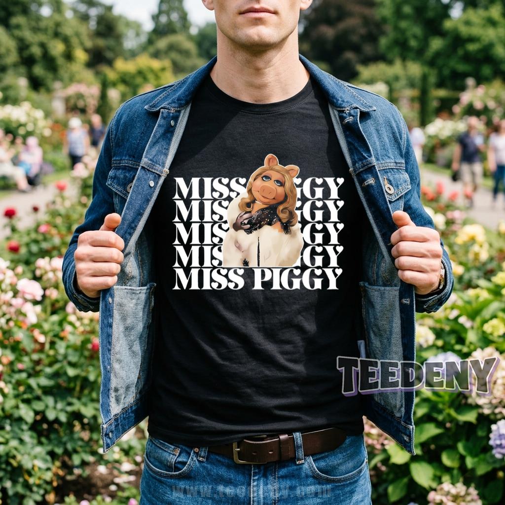 Miss Piggy Shirt Muppets Retro Classic Character Fan