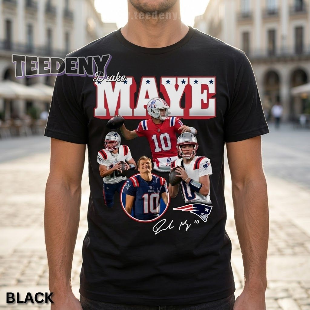 New England Patriots Drake Maye Graphic Shirt