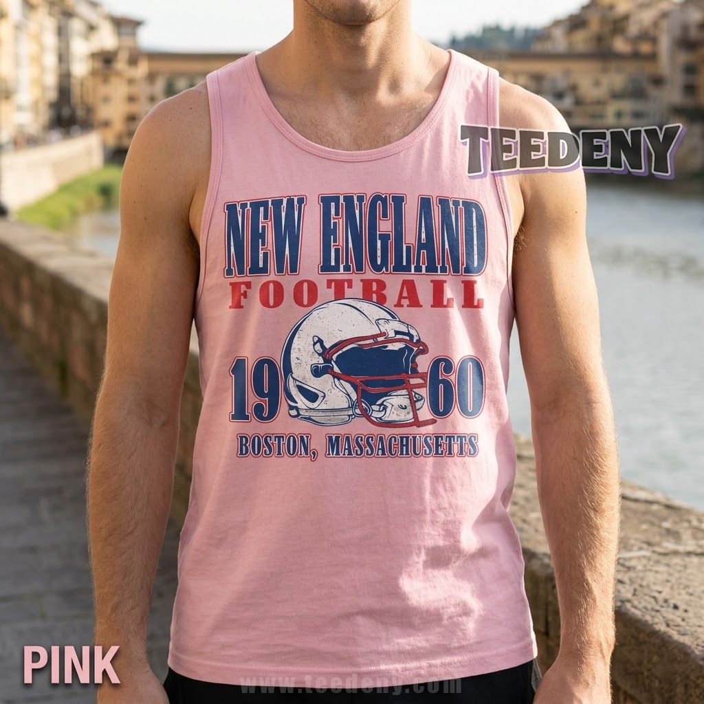 New England Patriots Football Boston 90s Style Tanktop New England Patriots Football Boston 90s Style Tanktop