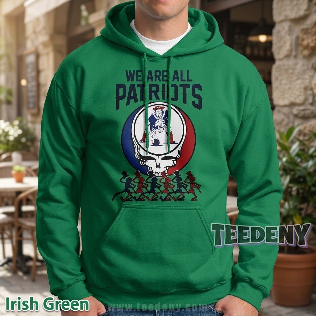 New England Patriots Grateful Dead Hoodie New England Patriots Grateful Dead Hoodie