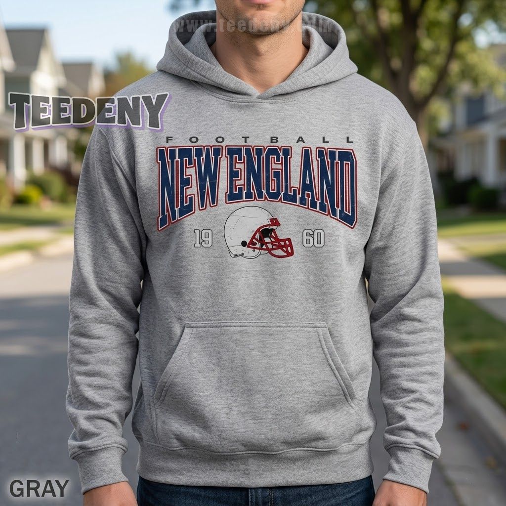 New England Patriots Retro Men Hoodie New England Patriots Retro Men Hoodie