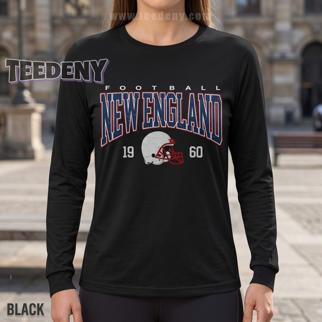 New England Patriots Retro Men Long Sleeve New England Patriots Retro Men Long Sleeve