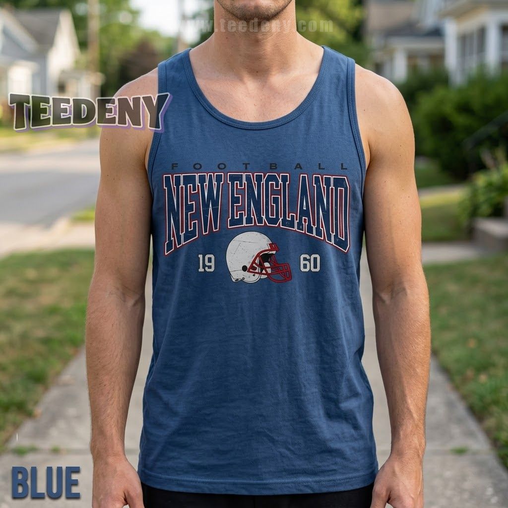 New England Patriots Retro Men Tanktop New England Patriots Retro Men Tanktop