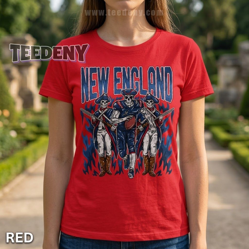 New England Patriots Skeleton Shirt