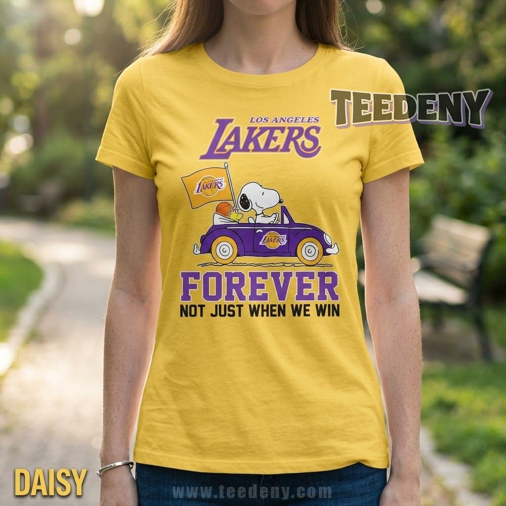 Peanuts Los Angeles Lakers Loyal Fan Shirt