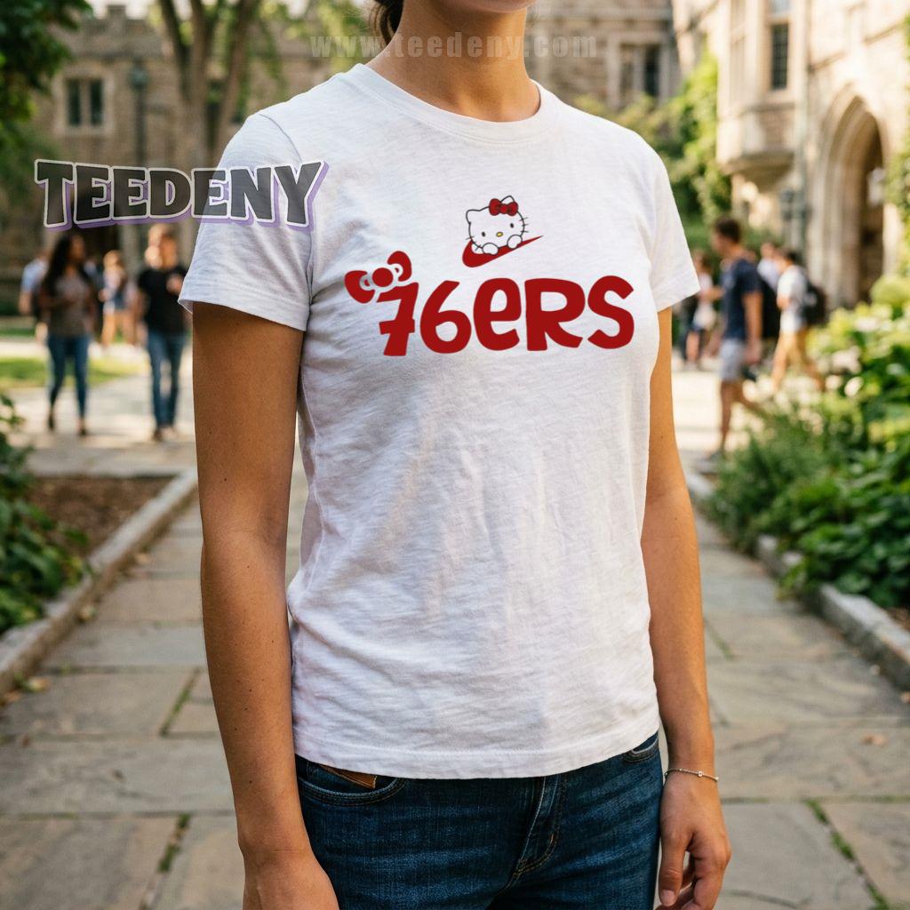 Philadelphia 76ers Hello Kitty Basketball T-Shirt