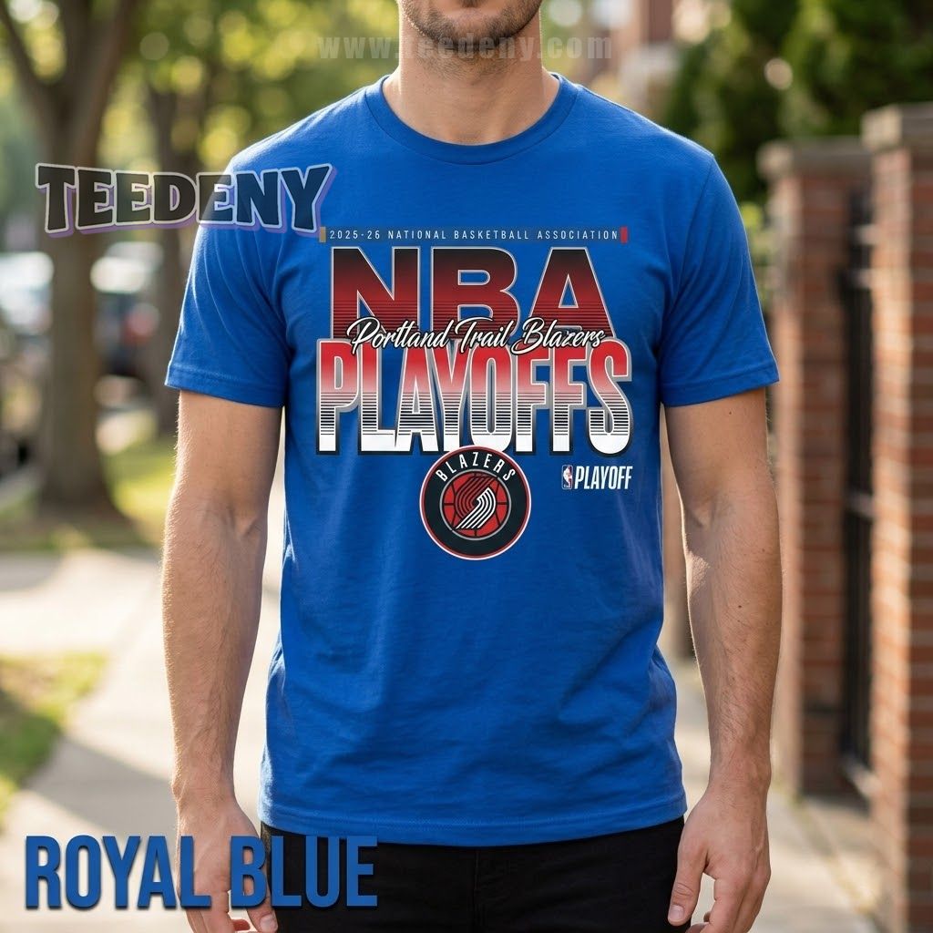 Portland Trail Blazers NBA Playoffs 2026 Men Shirt