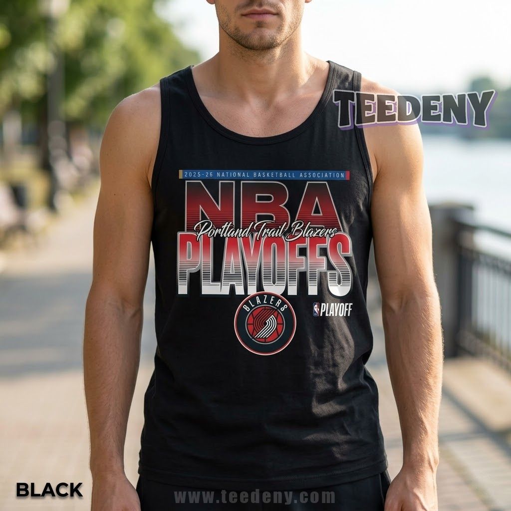 Portland Trail Blazers NBA Playoffs 2026 Men Tanktop Portland Trail Blazers NBA Playoffs 2026 Men Tanktop