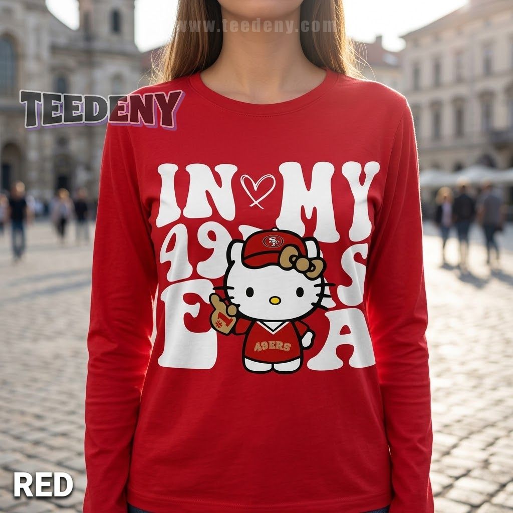 San Francisco 49ers Hello Kitty Long Sleeve San Francisco 49ers Hello Kitty Long Sleeve
