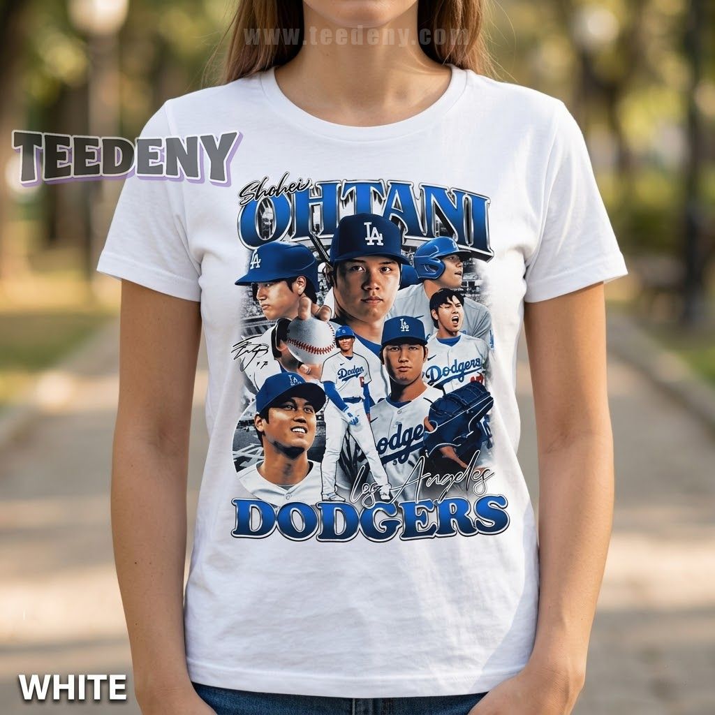 Shohei Ohtani Los Angeles Dodgers 90s Retro Shirt