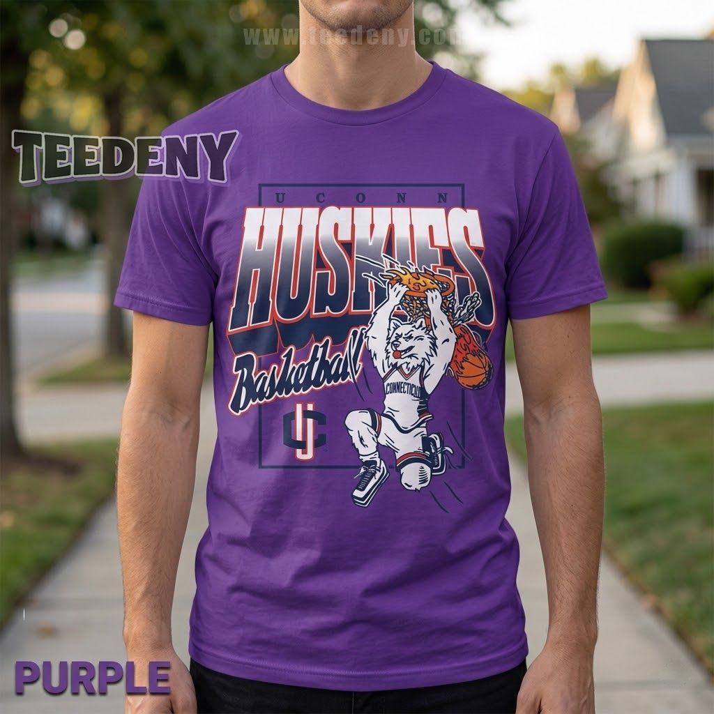 UConn Huskies Basketball Slam Dunk Jonathan Shirt