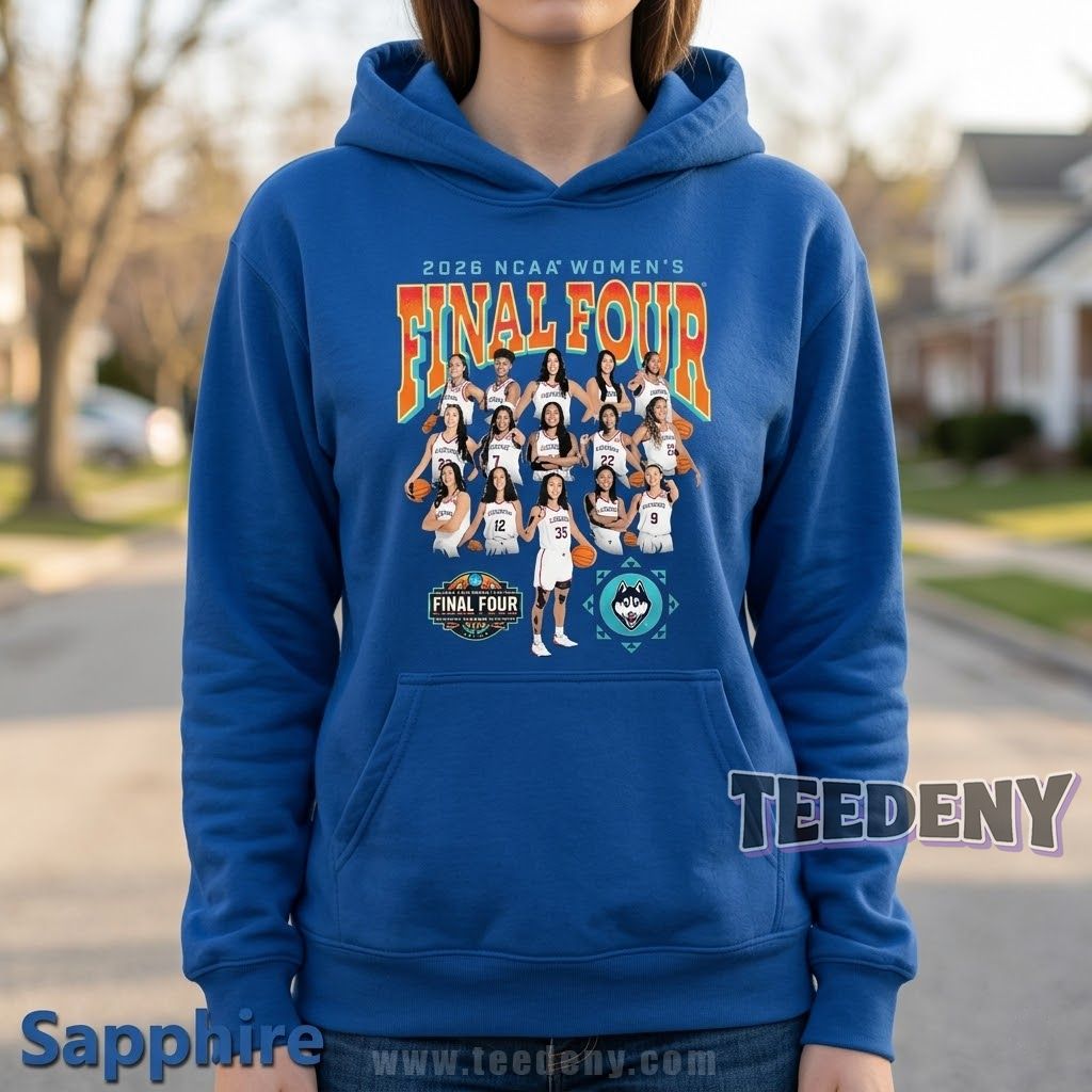 UConn Huskies Women’s Basketball 2026 Final Four NCAA Hoodie UConn Huskies Women’s Basketball 2026 Final Four NCAA Hoodie