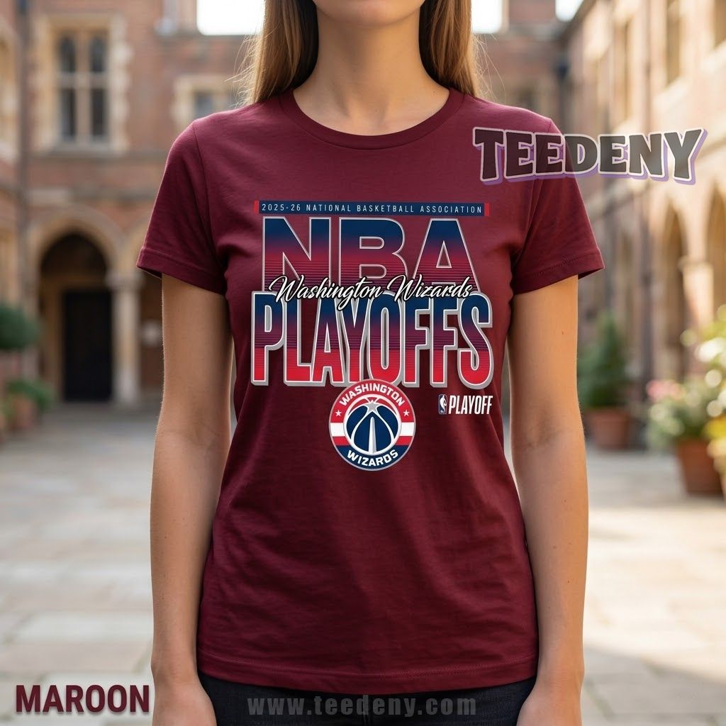 Washington Wizards NBA Playoffs 2026 Men Shirt