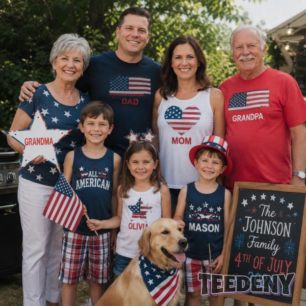 Generational Fourth Of July Family Tradition Moment